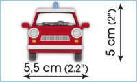 Cobi 24555 Trabant 601 Universal Feuerwehr 77 darabos építőjáték
