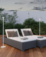 Sompex BORO Akkus Álló LED lámpa - Fehér