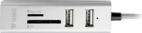 Yenkee YHC 101SR USB 2.0 HUB + Kártyaolvasó (3 port)
