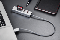 Yenkee YHC 101SR USB 2.0 HUB + Kártyaolvasó (3 port)