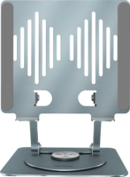 Yenkee YSN 02 TASK 17" Laptop állvány - Ezüst