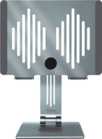 Yenkee YSN 03 TASK 15,6" Laptop állvány + HUB - Ezüst