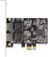 Delock 88615 PCI Express 2x RJ45 Hálózati kártya