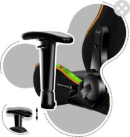 Huzaro Ranger 6.0 Gyerek Minecraft Gamer szék - Fekete/Zöld