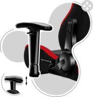 Huzaro Ranger 6.0 Gyerek Gamer szék - Fekete/Piros