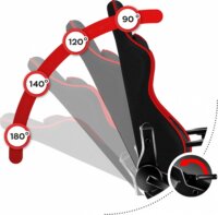 Huzaro Ranger 6.0 Gyerek Gamer szék - Fekete/Piros