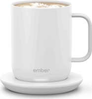 Ember 295ml Akkus Okos Acél / Kerámia Bögre Forró Italokhoz - Fehér