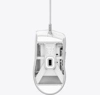 NZXT Lift 2 Ergo Vezetékes Gaming Egér - Fehér