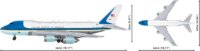 Cobi: 26610 Boeing 747 Air Force One Repülőgép 1087 darabos építőjáték 1:144
