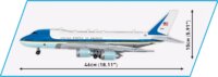 Cobi: 26610 Boeing 747 Air Force One Repülőgép 1087 darabos építőjáték 1:144