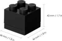 LEGO Mini Box 4 Éthordó 60 ml - Fekete