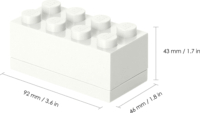 LEGO Mini Box 8 Éthordó 0,11 L - Fehér