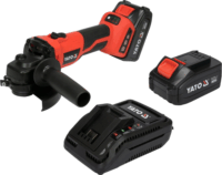 Yato YT-828295 Akkumulátoros sarokcsiszoló (2db Akku + töltő)