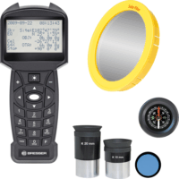 Bresser 80/400 Goto f/20 Autómata refraktor teleszkóp - Fekete