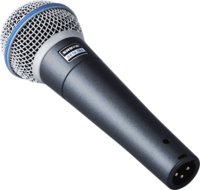 Shure BETA 58A Dinamikus Énekmikrofon XLR - Fekete