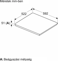 Siemens ED651HSC1E Indukciós főzőlap - Fekete