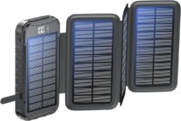 Boompods Neutron Fold Solar Powerbank 16000mAh 10W (2.1A / 5V) - Fekete
