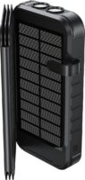Boompods Neutron Fold Solar Powerbank 16000mAh 10W (2.1A / 5V) - Fekete