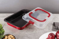 Berlinger Haus BH/7862 Burgundi Tepsi Fedővel