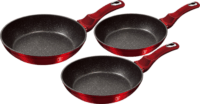 Berlinger Haus BH/1288NF Metallic Line Burgundy Edition Serpenyő Készlet (3 darabos)