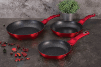 Berlinger Haus BH/1288NF Metallic Line Burgundy Edition Serpenyő Készlet (3 darabos)