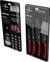 Berlinger Haus BH/2887 Burgundi Késkészlet (4 részes)