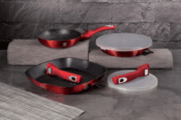 Berlinger Haus BH/6796 Metallic Line Burgundy Edition Serpenyőkészlet (5 részes)