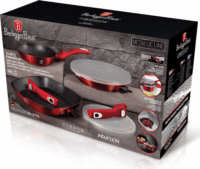 Berlinger Haus BH/6796 Metallic Line Burgundy Edition Serpenyőkészlet (5 részes)