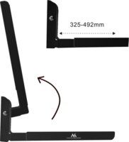 Maclean MC-915B Mikrohullámú sütő fali konzol - Fekete