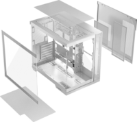 Modecom Volcano Panorama Számítógépház - Fehér