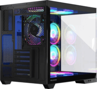 Modecom Volcano Panorama Apex ARGB 7F Számítógépház - Fekete