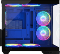Modecom Volcano Panorama Apex ARGB 7F Számítógépház - Fekete