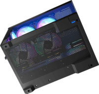 Modecom Volcano Panorama Apex ARGB 7F Számítógépház - Fekete