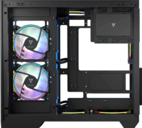 Modecom Volcano Panorama Apex ARGB 7F Számítógépház - Fekete