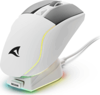 Sharkoon Skiller SGM50W Gaming Egér - Fehér