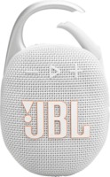 JBL Clip 5 Hordozható Bluetooth hangszóró - Fehér