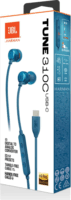 JBL Tune 310C USB Type-C Vezetékes Headset - Kék