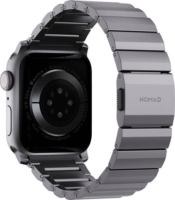 Nomad Apple Watch S4/S5/S6/S7/S8/S9/SE/Ultra Fém Szíj 42/44/45/49mm - Szürke
