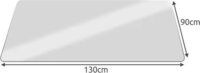 Ruhhy 90x130cm padlóvédő székalátét - Átlátszó