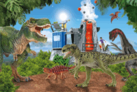 Schmidt Spiele Őskori dinoszauruszok - 100 darabos puzzle