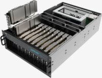 Sapphire INCA EP-10 GPU 4U Rack Szerver (AMD EPYC 3251 / max. 512GB / 4x SATA III / 1x M.2 PCI-e Gen3 x4 / 1600W)