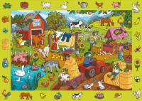 Trefl: Spy Guy Farm nyomozós képkereső puzzle - 24 darabos