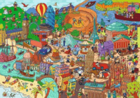 Trefl Spy Guy Európa nyomozós képkereső puzzle - 500 darabos