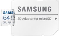 Samsung 64GB Evo Plus microSDXC UHS-I CL10 Memóriakártya + Adapter