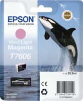 Epson T7606 Eredeti Tintakazetta - Világos Élénk Magenta