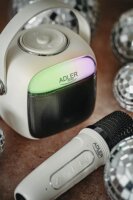 Adler AD 1199W Karaoke Bluetooth Hangszóró - Fehér