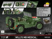 Cobi: Willys MB Orvosi Kocsi Építőjáték