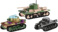 Cobi: Renault R35 - Valentine IX - Panzer I Tankok Építőjáték