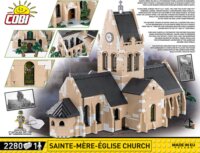 Cobi Templom Sainte-Mere-Eglise-ben Építőjáték