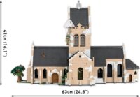 Cobi Templom Sainte-Mere-Eglise-ben Építőjáték